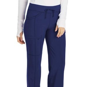 Cherokee Infinity Scrub Low Rose Pant Navy Blue